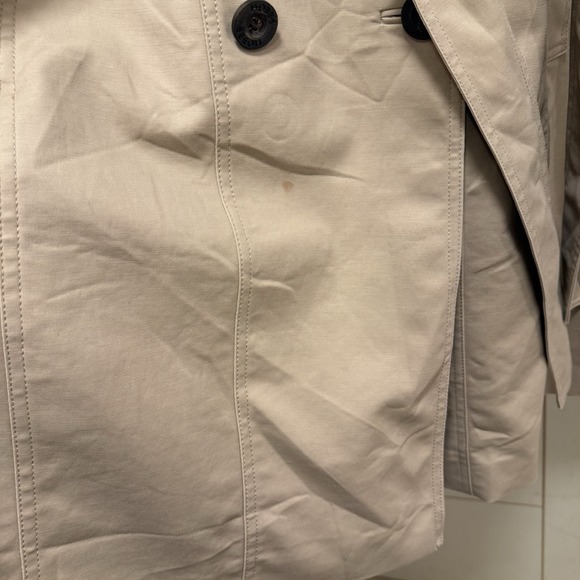 Hobbs London Trench Coat Saskia Sz 8 Women Cream/Beige - Picture 9 of 11